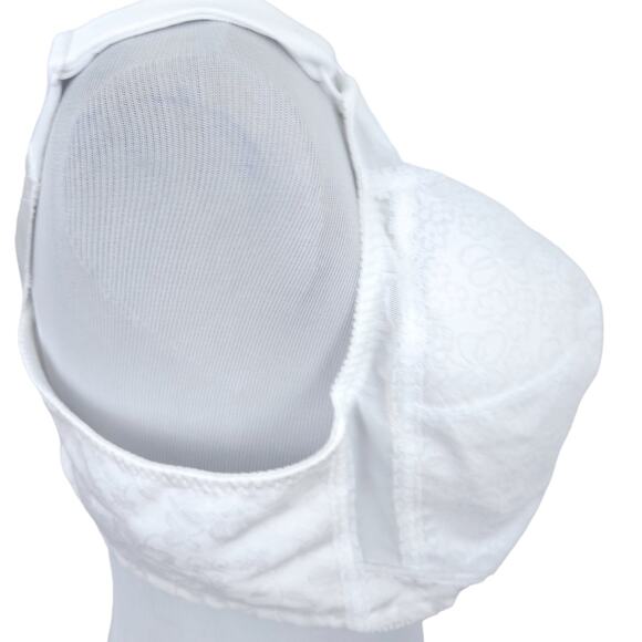 Underscore Wireless Wirefree Bra 44C White, Lace Details, Excellent Condition - Picture 2 of 5